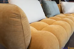 Franco Ferri Divano con penisola Abbracci PREZZI OUTLET sconto 38%- Divani