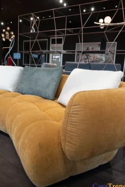 Franco Ferri Divano con penisola Abbracci PREZZI OUTLET sconto 38%- Divani