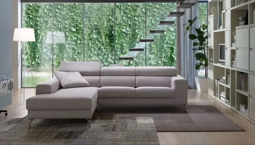 Divano con penisola Fred a PREZZO OUTLET^Felis Discount