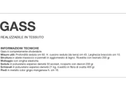 Divano con penisola Gass in Offerta Outlet^Excò Clearance