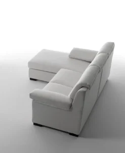 Salvetti Divano con penisola Ginevra in Tessuto a 1230€- Divani