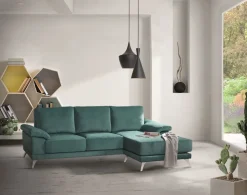 Online Divano con penisola Ginger sconto outlet 40% Divani