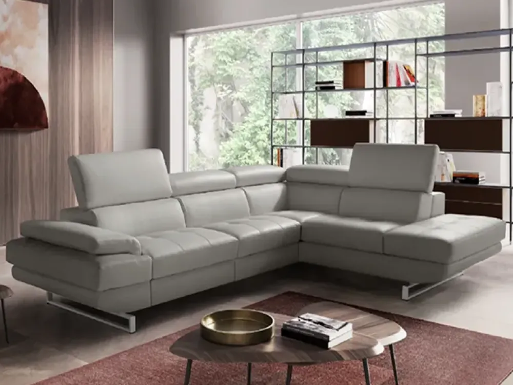 Divano con penisola Habart 21 a prezzo scontato^Max Divani Discount