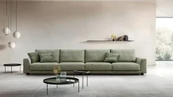 Divano Con penisola in Tessuto sfoderabile  Norman di Divani