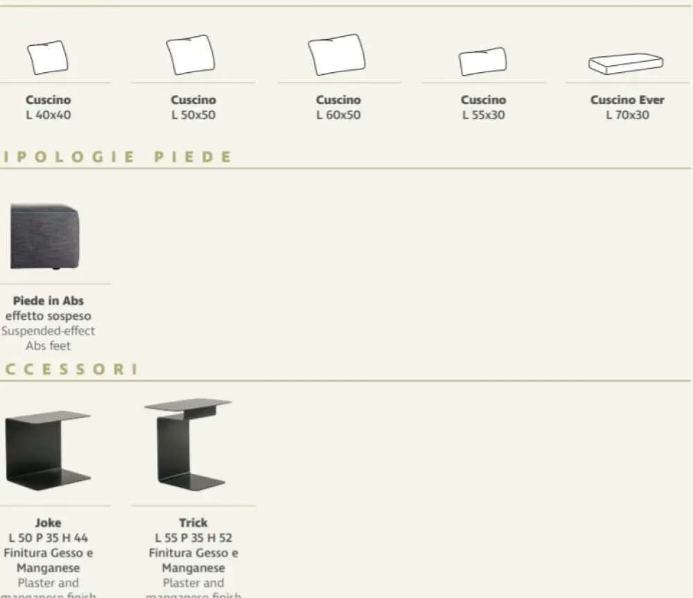 Discount Divano con penisola in Tessuto Jest droll Divani