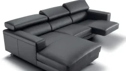 Cucine Store Divano con penisola in Tessuto Lisbona- Divani