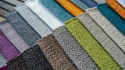 Cucine Store Divano con penisola in Tessuto Lisbona- Divani