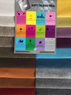 Divano con penisola in Tessuto Qns2^Artigianale New