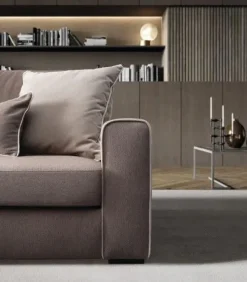 Le Comfort Divano con penisola in Tessuto Icaro- Divani