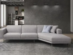 Musa Salotti Divano con penisola in Tessuto a prezzo scontato- Divani