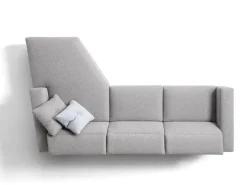 Musa Salotti Divano con penisola in Tessuto a prezzo scontato- Divani