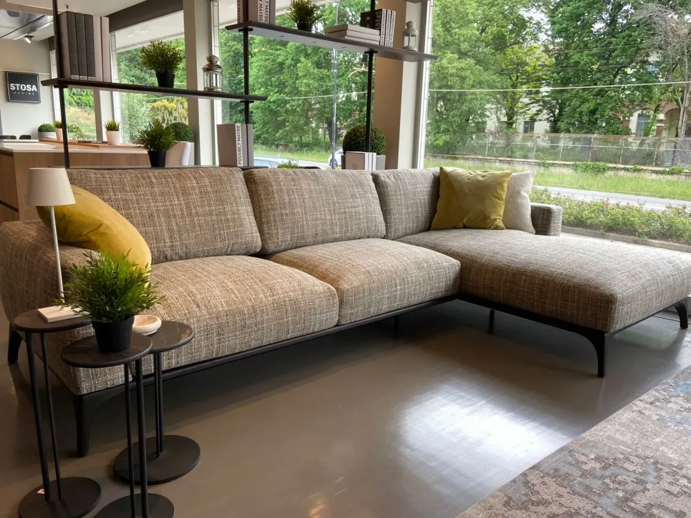 Divano con penisola in Tessuto a prezzo scontato^Bodema Online