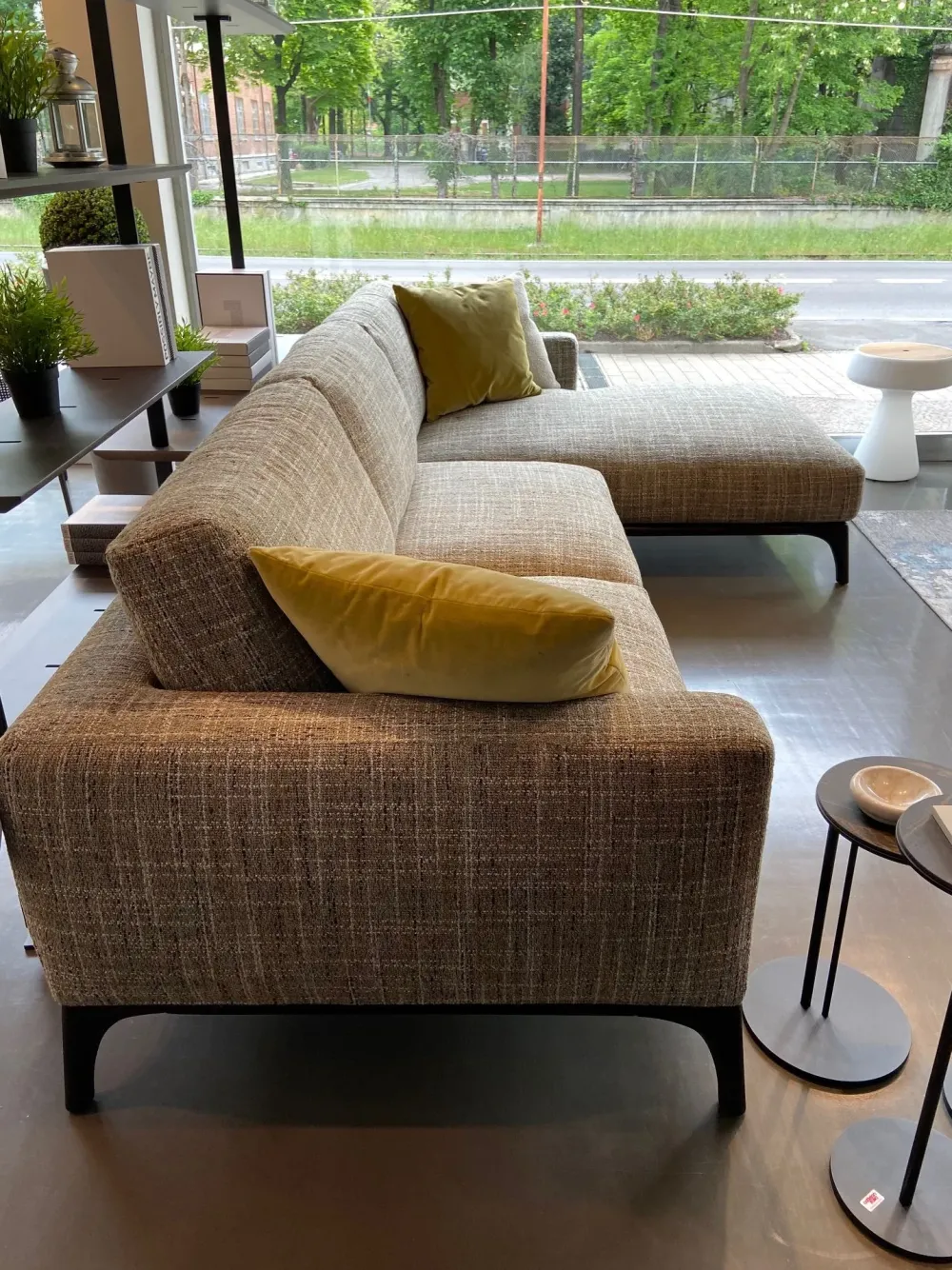 Divano con penisola in Tessuto a prezzo scontato^Bodema Online