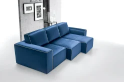 Felis Divano con penisola in Tessuto a prezzo ribassato- Divani