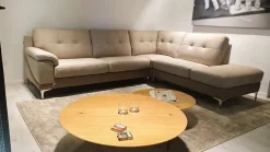 Divano con penisola Jacopo PREZZI OUTLET sconto 71% Divani