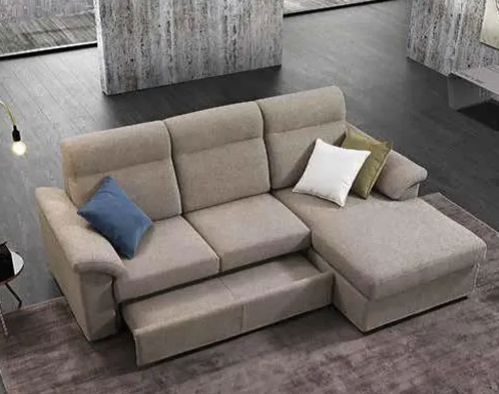 Biel Divano Con penisola Leo in Offerta Outlet a 1740 Euro- Divani