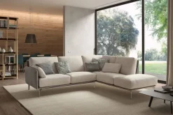 Divano con penisola Living minimal ad un prezzo vantaggioso^Samoa Outlet