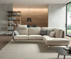 Divano con penisola Living minimal ad un prezzo vantaggioso^Samoa Outlet