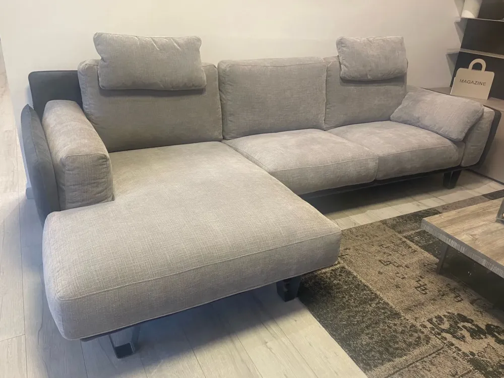 Samoa Divano con penisola Living chic ad un prezzo imperdibile- Divani