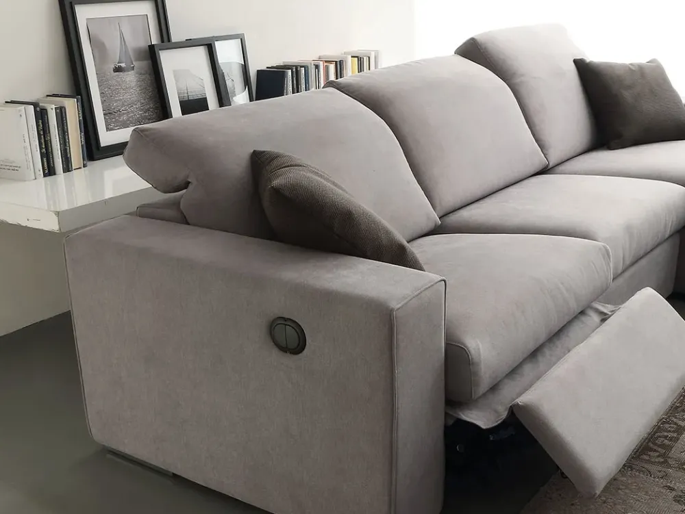 Divano con penisola Magnum Crippa divani&letti PREZZI OUTLET^Crippa Salotti Sale