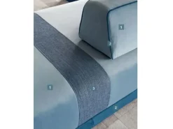 Divano con penisola Merk in Tessuto a 1760€^Fabbri salotti Clearance