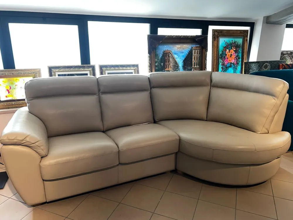 Hot Divano con penisola Mod. infinity franco salotti in OFFERTA - 50% Divani