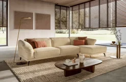 Le Comfort Divano Con penisola modello Sky di a prezzi convenienti- Divani