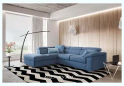 Divano Con penisola modello Adela di a prezzi convenienti Divani