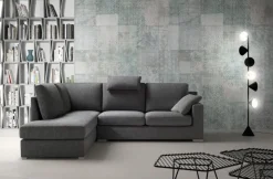 Divano con penisola modello Young di^Samoa Discount