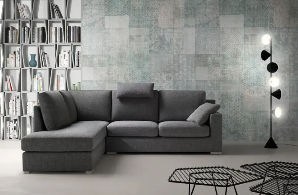 Divano con penisola modello Young di^Samoa Discount