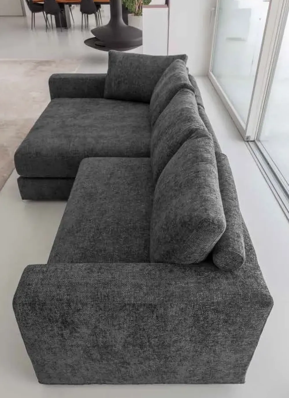 New Divano con penisola modello Divano maxi penisola anti macchia di in offerta Divani