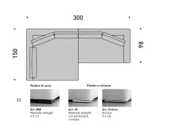 New Divano con penisola modello Divano maxi penisola anti macchia di in offerta Divani