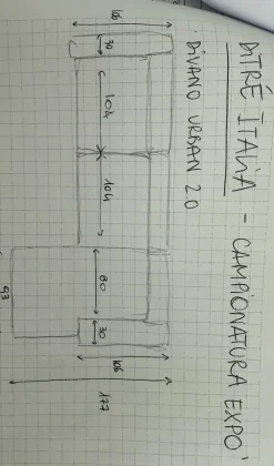 Outlet Divano Con penisola modello Urban 2 di con forte sconto Divani