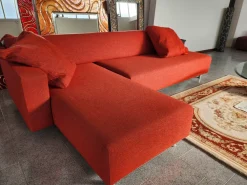 Salcon Divano Con penisola modello L512 di a prezzi outlet- Divani