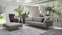 Discount Divano Con penisola modello Liverpool di con forte sconto Divani