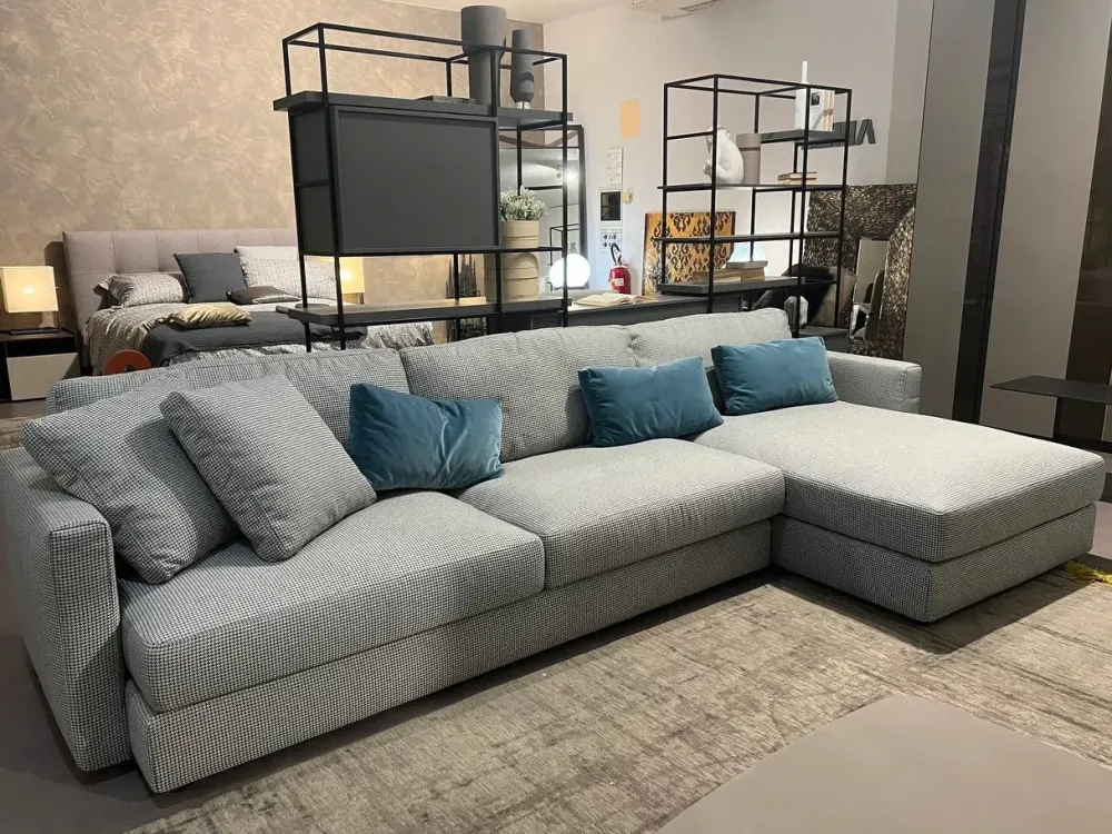 Discount Divano Con penisola modello Glee di in offerta Divani