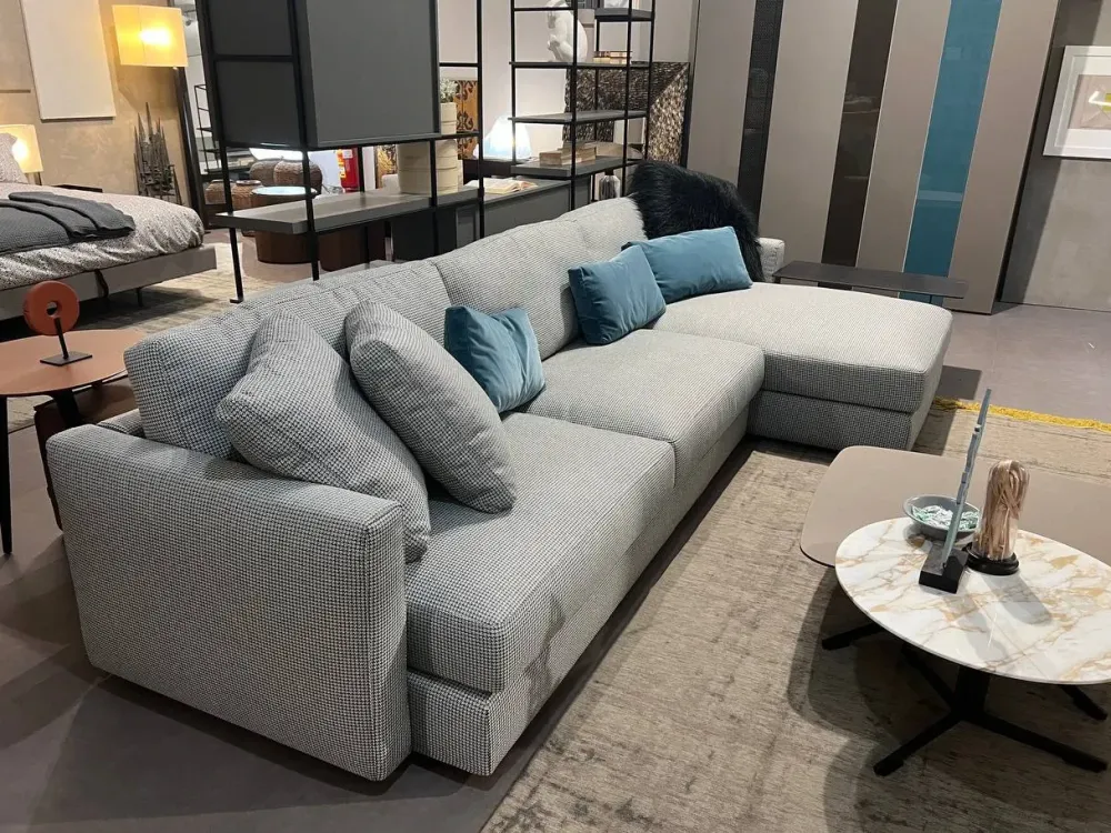 Discount Divano Con penisola modello Glee di in offerta Divani