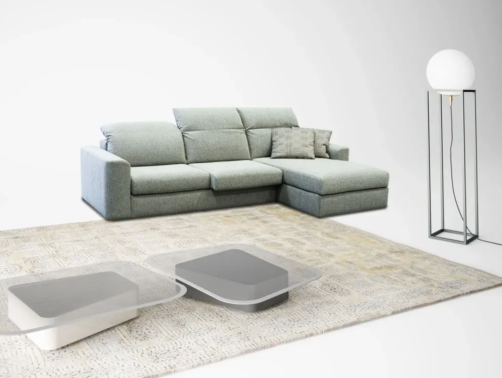 Outlet Divano con penisola Nadir a prezzo scontato Divani