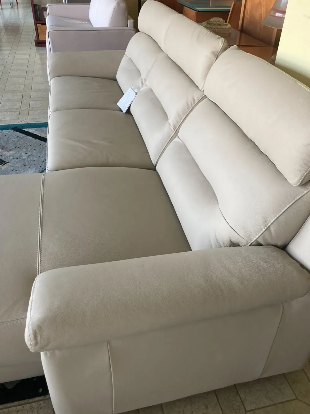 Divano con penisola Pasha in Offerta Outlet^Calia Discount