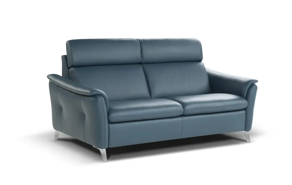 Divano con penisola pelle in poliuretano a prezzo Outlet^Nicoletti Home Best