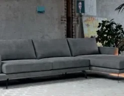 Divano con penisola Philip.77 a prezzo ribassato^Doimo Salotti