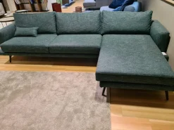 Doimo Salotti Divano con penisola Philip_77 PREZZI OUTLET- Divani