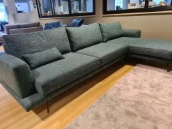 Doimo Salotti Divano con penisola Philip_77 PREZZI OUTLET- Divani