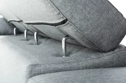 Hot Divano con penisola Poggia piedi e poggia testa con penisola contenitore in Tessuto a 1950€ Divani