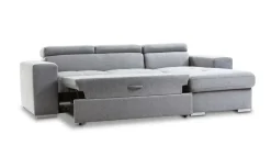 Hot Divano con penisola Poggia piedi e poggia testa con penisola contenitore in Tessuto a 1950€ Divani