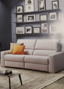 Divano con penisola Relax time a prezzi convenienti^Fabbri salotti Outlet