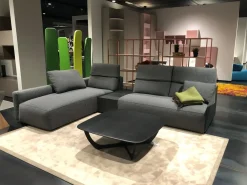 Divano con penisola Deep real PREZZI OUTLET sconto 40%^Samoa