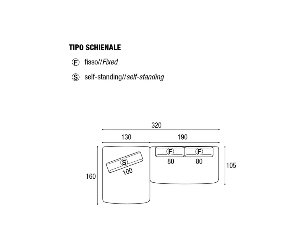 Hot Divano Con penisola Sand sofa ad un prezzo conveniente Divani