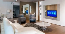 New Divano con penisola Serena a PREZZO OUTLET scontato del 45% Divani