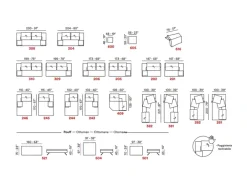 Hot Divano con penisola Soprano a prezzo scontato Divani